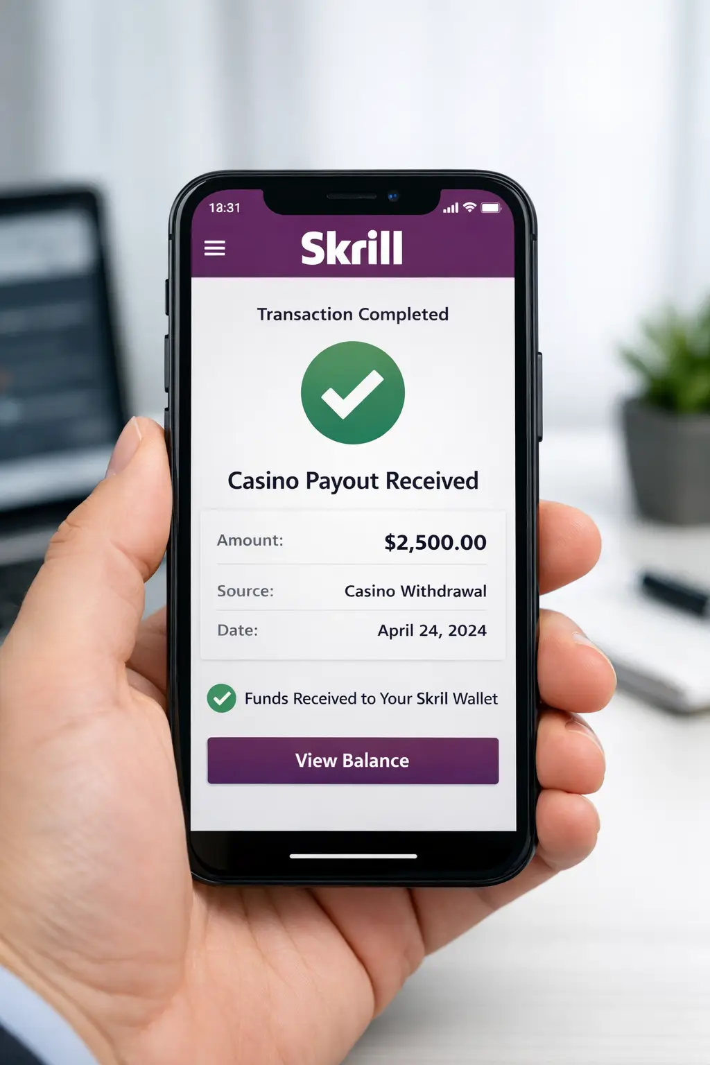 Najlepsze kasyna obsługujące Skrill